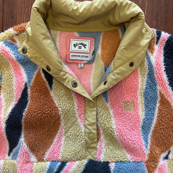 Billabong Multicolor Fleece Jacket - Picture 9 of 11